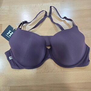 Harper Wilde Base Bra Nebula Purple Adjustable Straps Back Closure 36C NWT